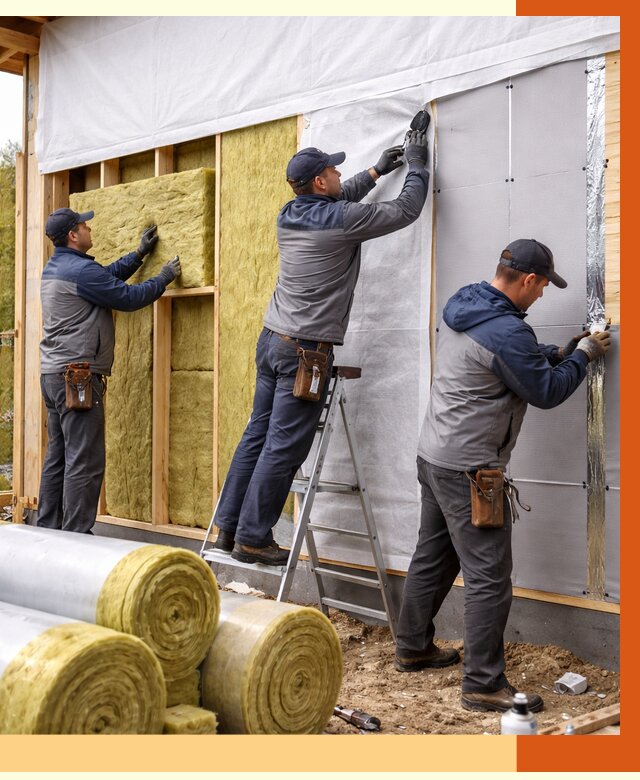 Утепление каркасного дома в Азове от 4313 руб./м2 — профессионально | ТепломастерАзв