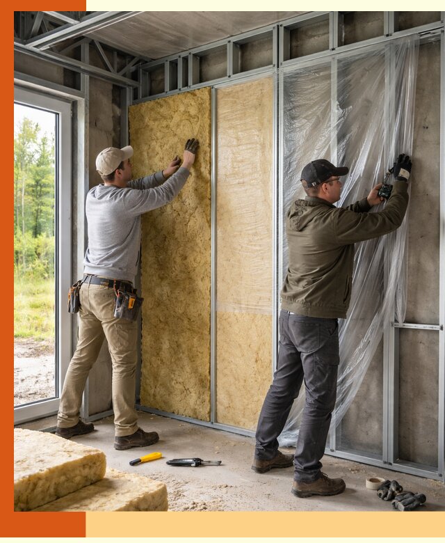 Утепление дома из ЛСТК в Азове с гарантией качества и эффективности