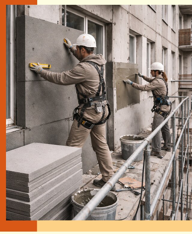 Утепление квартиры снаружи под ключ в Азове