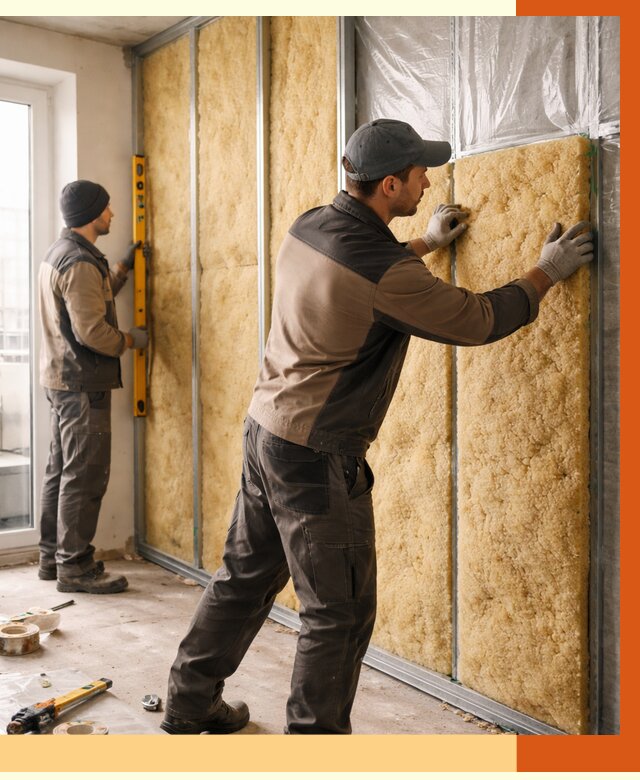 Утепление квартиры изнутри в Азове от 4467 руб. за м2 | Проф. работы ТепломастерАзв