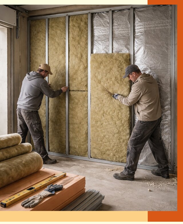 Утепление гаража изнутри в Азове от 7702 руб/м2 — работы и цена | ТепломастерАзв