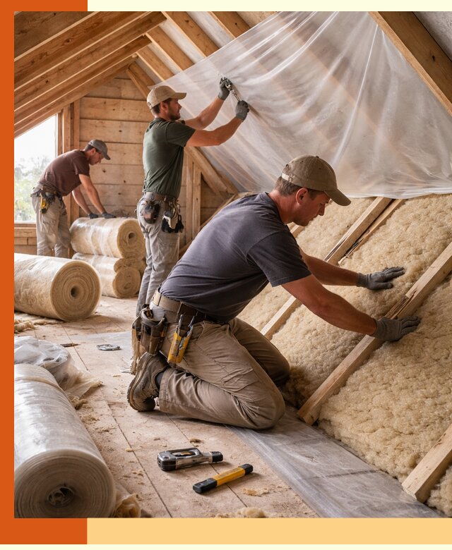 Утепление крыши изнутри в Азове: профессионально и надежно