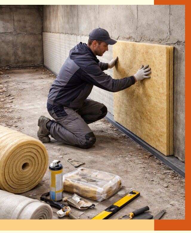 Утепление фундамента изнутри в Азове от 4313 руб./м2 — работы под ключ | ТепломастерАзв