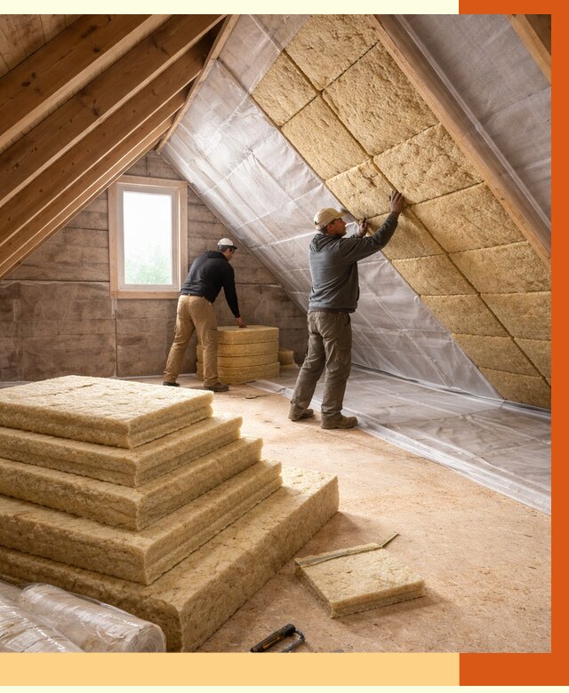 Утепление мансарды в Азове от 2567 руб/м2 — комплексно и под ключ | ТепломастерАзв