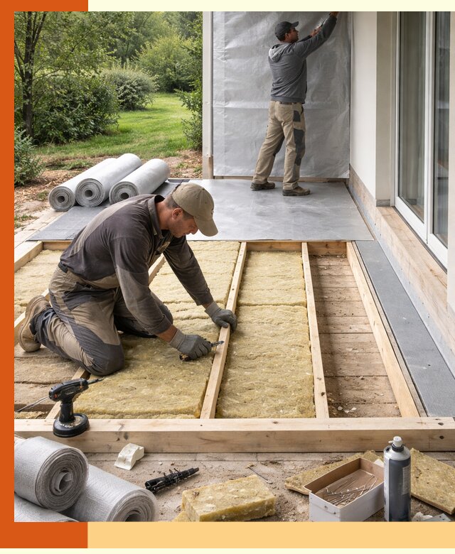 Утепление террасы в Азове — тепло и защита круглогодично