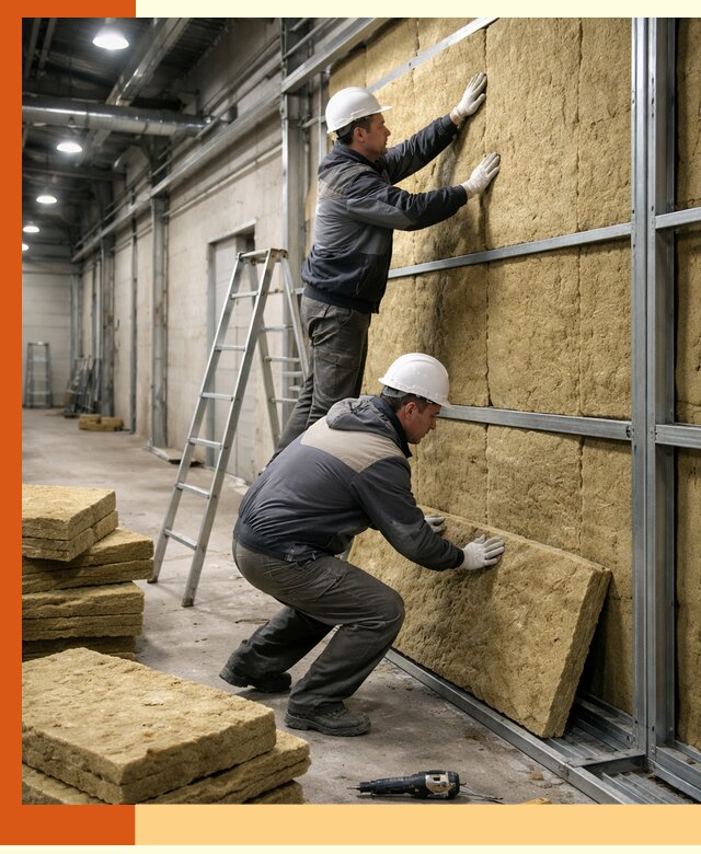 Утепление цеха под ключ в Азове с гарантией качества