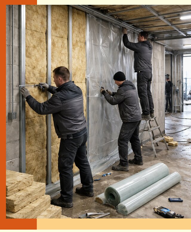 Профессиональное утепление автомойки в Азове для любого типа помещений