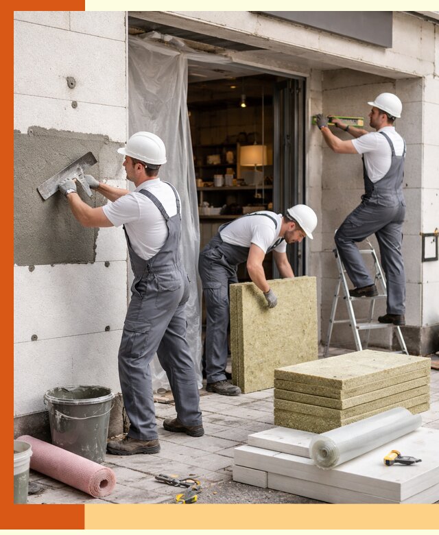 Утепление кафе в Азове: профессиональная теплоизоляция и монтаж