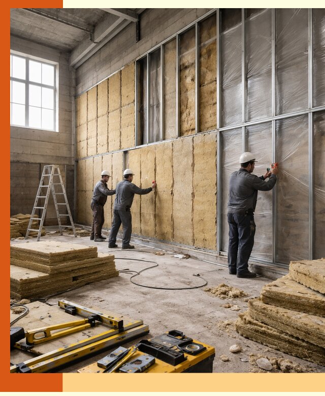 Утепление спортивного зала в Азове качественно и недорого