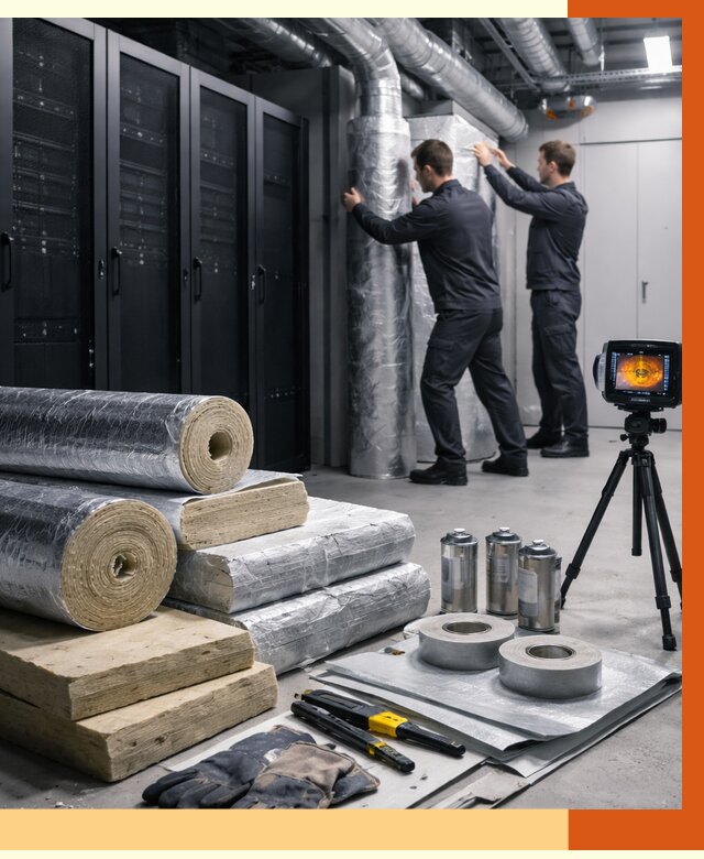 Утепление серверной в Азове от 8729 руб./м² — комплексно под ключ | ТепломастерАзв