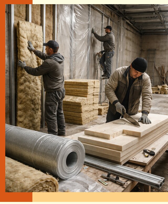 Утепление торгового склада в Азове с энергоэффективными решениями