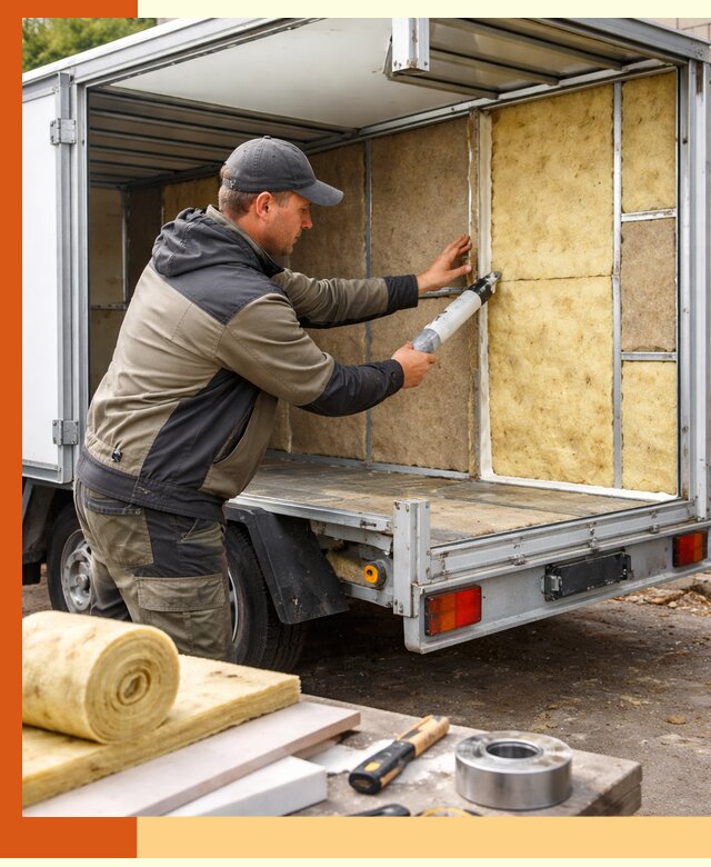 Профессиональное утепление прицепа в Азове для любых условий