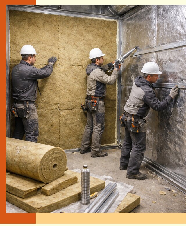 Утепление венткамеры в Азове — качественная теплоизоляция и шумопоглощение