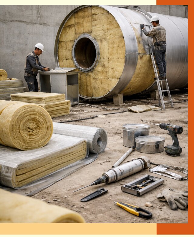 Утепление резервуара с топливом в Азове от 28240 руб. под ключ | ТепломастерАзв