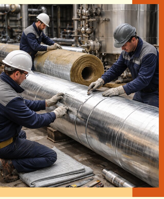 Утепление технологического оборудования в Азове от 4313 руб. за м2 | ТепломастерАзв