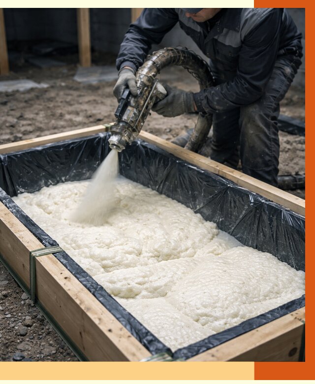 Заливка ППУ в формы в Азове от 2567 руб. — утепление форм под ключ | ТепломастерАзв