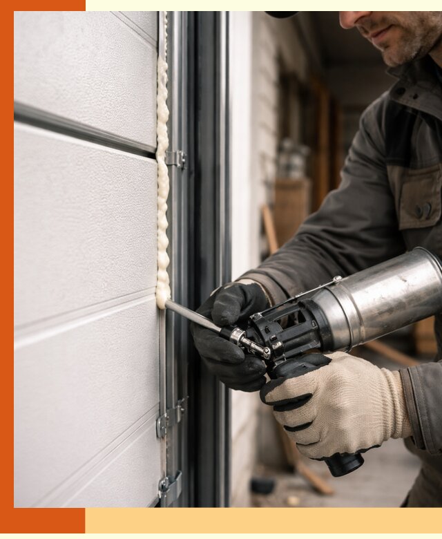 Заполнение пустот ворот в Азове профессионально и герметично