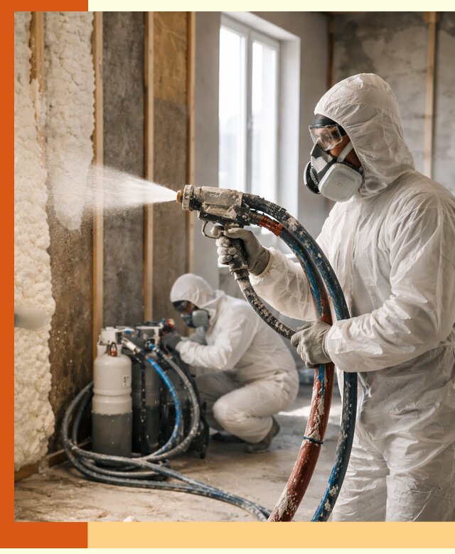 Пенополиуретан напыление для утепления зданий в Азове