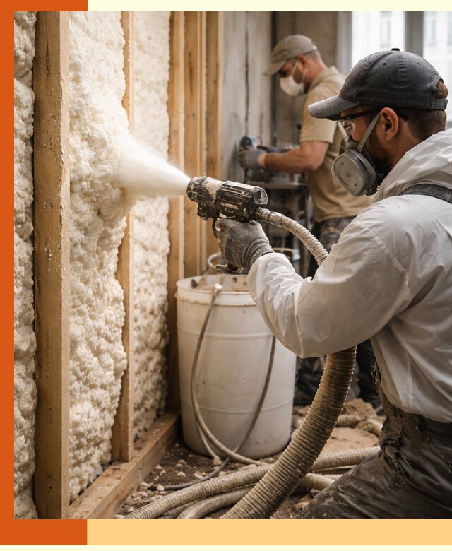 Утепление пеноизолом жилых и коммерческих объектов в Азове