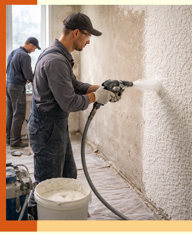 Утепление стен жидкой теплоизоляцией в Азове для квартир и домов