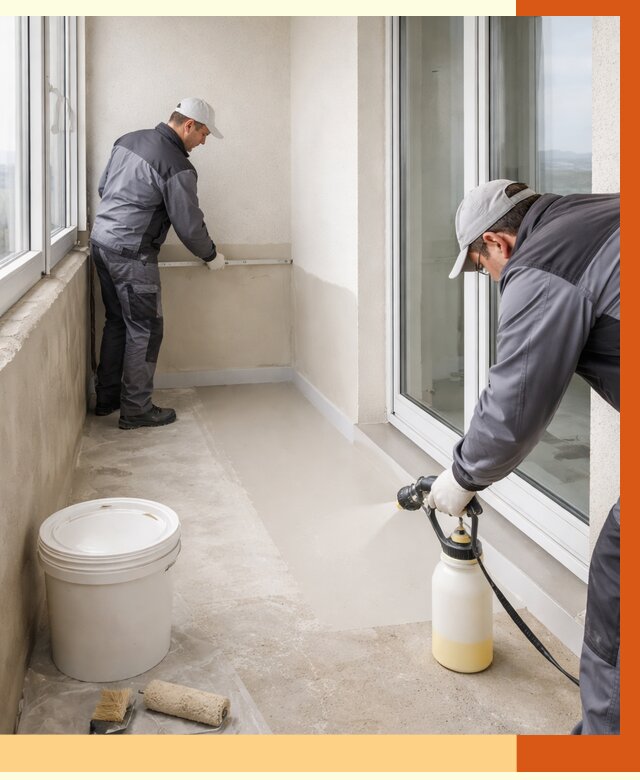 Утепление балкона жидкой теплоизоляцией в Азове от 5905 руб./м2 | ТепломастерАзв