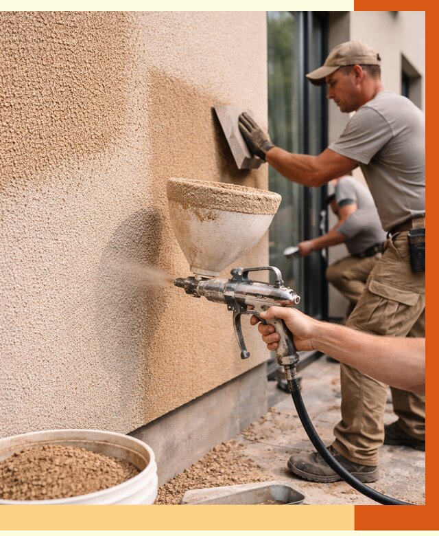 Утепление фасада жидкой пробкой в Азове от 4929 руб./м² под ключ | ТепломастерАзв