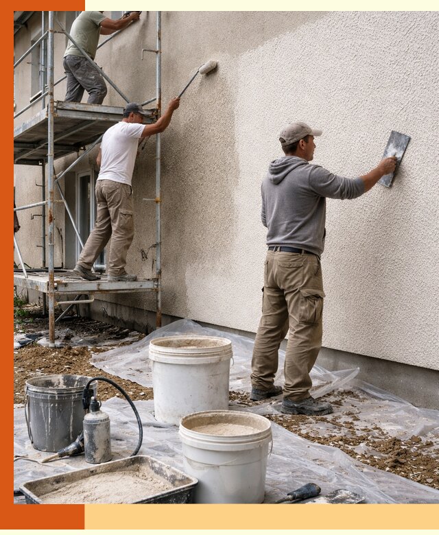 Утепление фасада жидкой пробкой в Азове