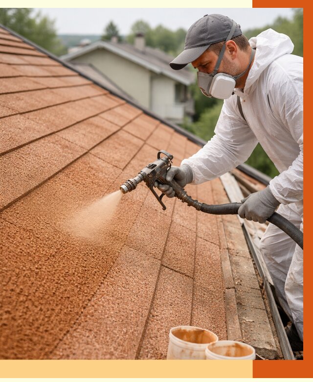 Утепление кровли жидкой пробкой в Азове от 2773 руб./м² под ключ | ТепломастерАзв