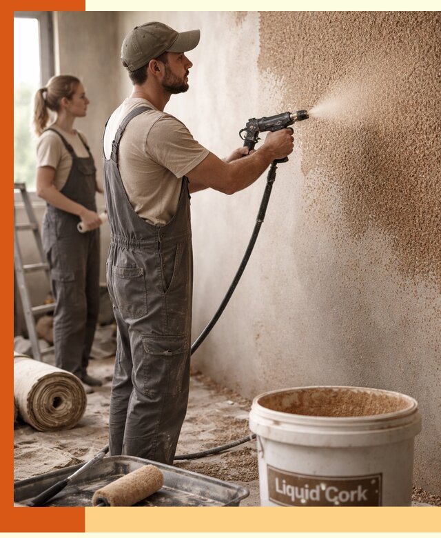 Утепление стен жидкой пробкой в Азове эффективное и долговечное