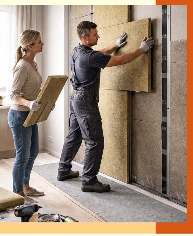 Профессиональная шумоизоляция квартиры в Азове от 7702 руб. за м2 | ТепломастерАзв