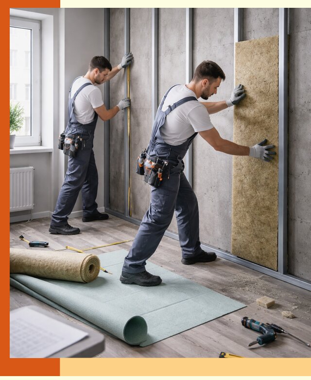 Шумоизоляция квартиры под ключ в Азове — профессионально и гарантированно