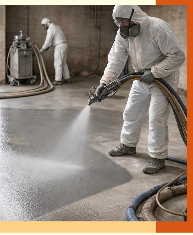 Гидроизоляция полимочевиной в Азове от 8729 руб/м² — напыление полимерной гидроизоляции | ТепломастерАзв