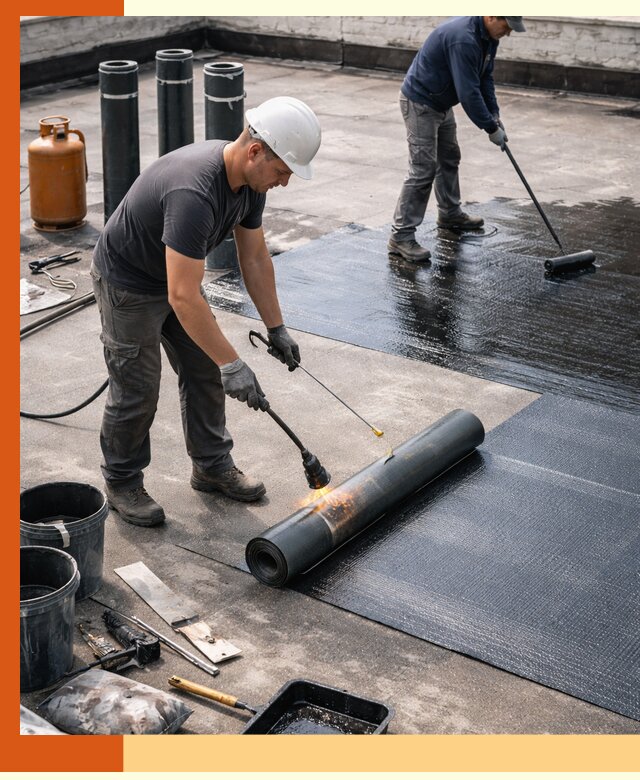 Гидроизоляция кровли в Азове — надежная защита от протечек