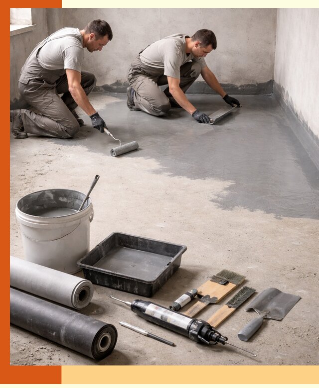 Гидроизоляция пола в Азове — надежная защита от влаги и протечек