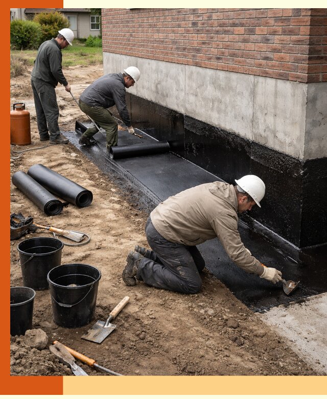 Гидроизоляция фундамента в Азове: надежная защита строений