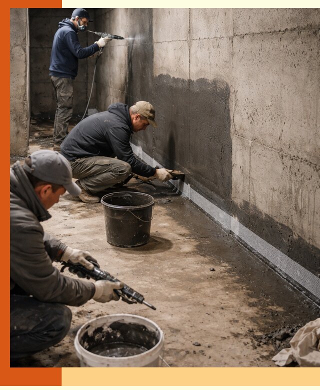 Гидроизоляция подвала в Азове — комплексная защита от влаги