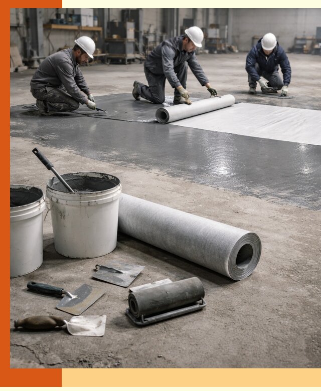 Гидроизоляция промышленного пола в Азове — защита и долговечность