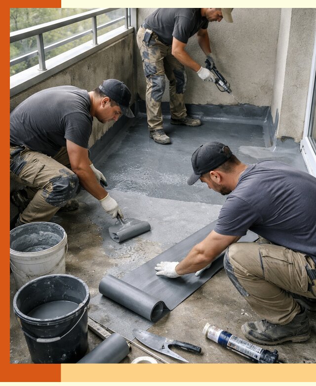 Гидроизоляция балкона в Азове: надежная защита от протечек