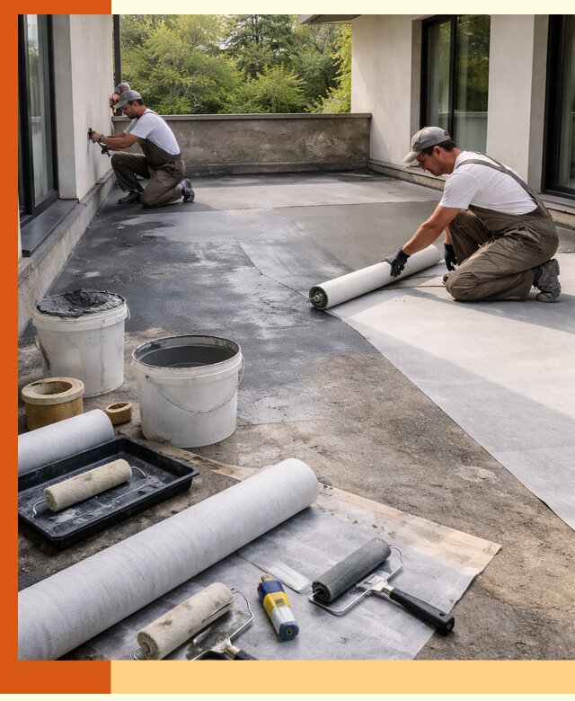 Гидроизоляция террасы в Азове — надежная защита от влаги и протечек