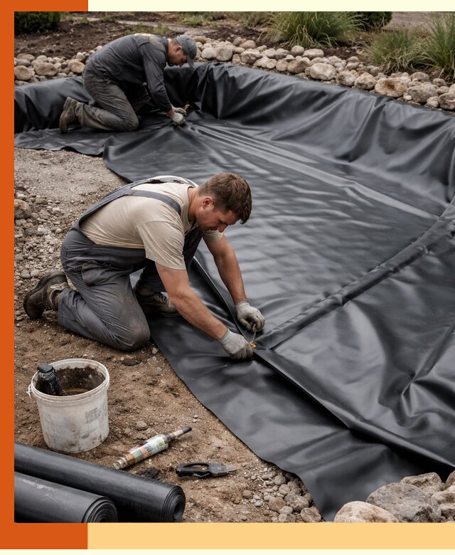 Гидроизоляция пруда в Азове: надежная защита и герметизация