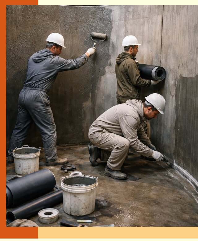 Гидроизоляция резервуара профессионально в Азове