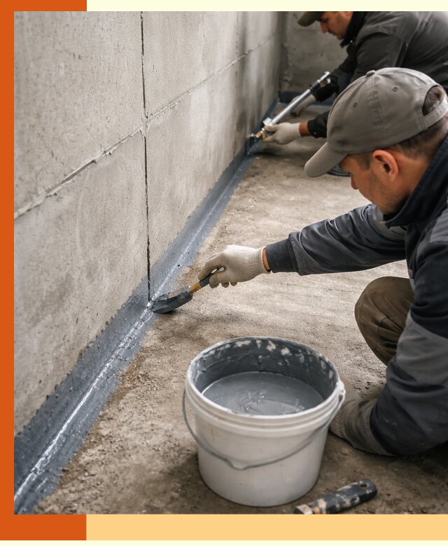 Гидроизоляция швов зданий и конструкций в Азове