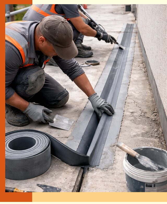 Гидроизоляция деформационного шва в Азове профессионально и надежно