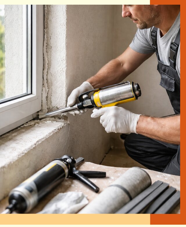 Герметизация стыков и примыканий в Азове от 1232 руб. под ключ | ТепломастерАзв